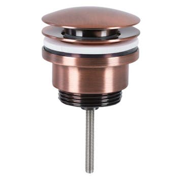 Differnz pop up afvoerplug design voor fontein - rood koper, Verzenden, Nieuw