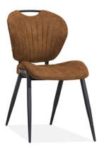 Eetkamerstoel Jim - eetkamerstoelen - Cognac, Huis en Inrichting, Stoelen, Nieuw, Overige materialen
