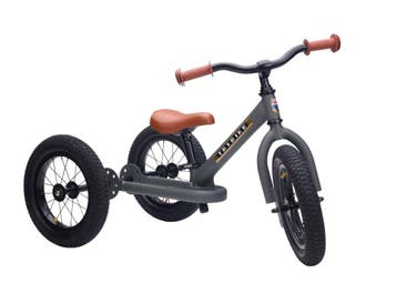 Trybike 3 wieler Steel loopfiets Matt Grey (Kinderen), Ophalen of Verzenden, Nieuw