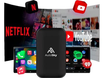 AutoSky AI Box Lite Plus 2.0 - Draadloze Carplay Dongle -, Verzenden