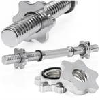 Korte Halterstang | Barbell | Chroomstaal | 40 cm | 2.2 KG, Sport en Fitness, Ophalen of Verzenden, Nieuw