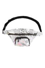 Heuptasje Rond Voorvak Pailletten Regenboog Zilver Heuptas S, Sieraden, Tassen en Uiterlijk, Tassen | Damestassen, Ophalen of Verzenden