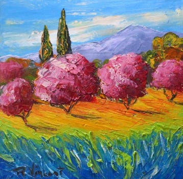 R. Vincent (1954) - Provence oeuvre de Vincent Rallo