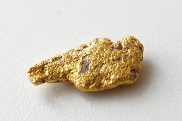 Goud Natif, goudklomp uit Suriname of Frans-Guyana 0,957