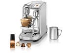 Sage -  The Creatista Pro - Capsulemachine  - Zilver, 1 kopje, Verzenden, Nieuw, Koffiepads en cups