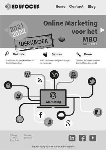 Werkboek Online Marketing voor het MBO 2021 20 9789492442697, Verzenden, Zo goed als nieuw