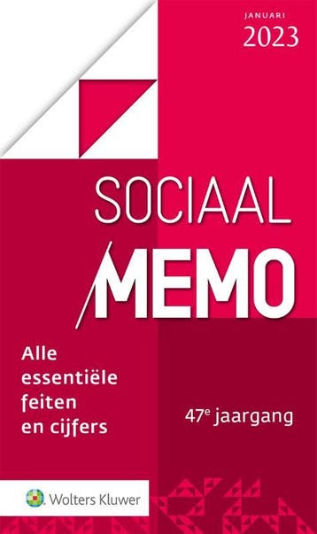 Sociaal Memo januari 2023 9789013170689, Verzenden, Gelezen
