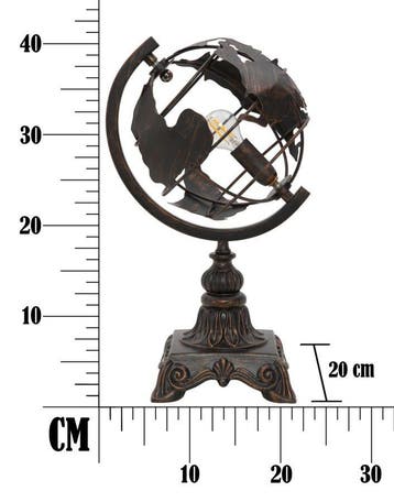 TAFELLAMP WORLD INDUSTRY CM 24X20X40 - 171007000I, Ophalen of Verzenden, Nieuw