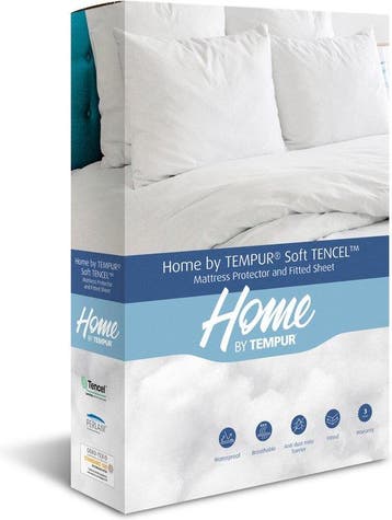2dekans | Home by TEMPUR - Matrasbeschermer - 140 x 200 x 25, Ophalen of Verzenden, Zo goed als nieuw, Wit