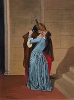 Italiaanse school (XX) - Il bacio di Hayez
