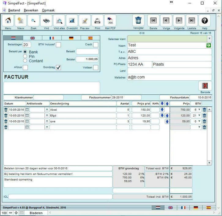 SimpelFact.com: Eenvoudig factureren voor uw bedrijf!, Computers en Software, Overige Computers en Software, Nieuw
