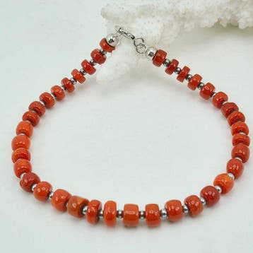 Koraal - Zilver, Zonder reservering - Armband - CORALLO