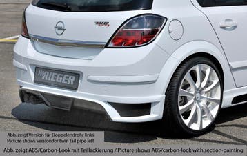 Rieger achteraanzetstuk | Astra H: 03.04- - 5-drs., Hatchbac, Auto-onderdelen, Verzenden, Nieuw, Opel