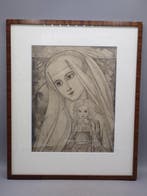 Jan Toorop (1858-1928) - Madonna and Child (1924)