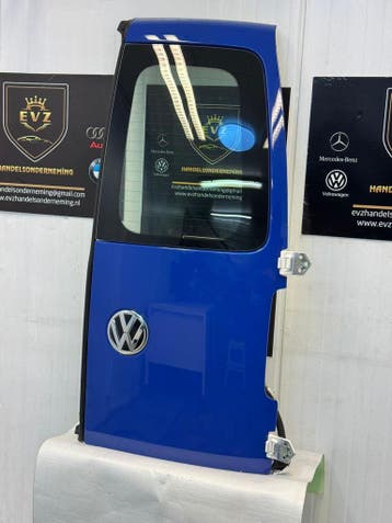 VW Caddy bj.2019 achterdeur rechts blauw kleurcode R502, Gebruikt, Rechts, Volkswagen, Deur