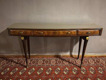 Credenza - Hout, Glas, Verguld messing - Consolle Servante