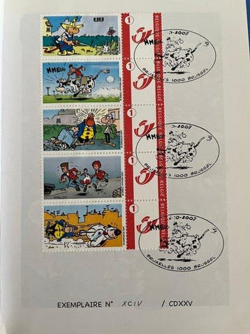 België 2007 - Greg – het drievoudige leven van een genie, Gestempeld