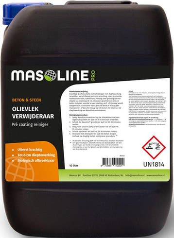 Masoline olievlek verwijderaar 10 Liter, Ophalen of Verzenden, Nieuw
