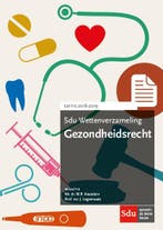 Sdu Wettenverzameling Gezondheidsrecht 2018 20 9789012402385, Boeken, Verzenden, Zo goed als nieuw