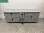 RVS Polar Verrijdbare Vrieswerkbank 4 Deuren 227,5 cm 230V, Ophalen of Verzenden, Nieuw zonder verpakking
