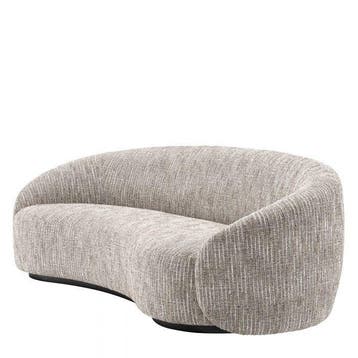 Eichholtz - Sofa - Lyssa off-white | zwarte basis - Sofa, Antiek en Kunst