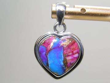 Turquoise Hanger - Hoogte: 31 mm - Breedte: 20 mm- 5.4 g -