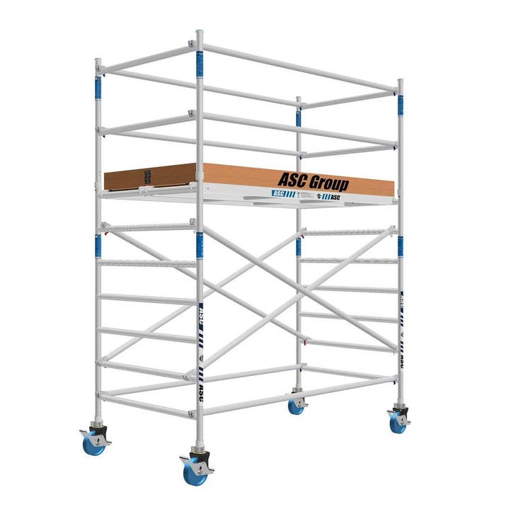 ASC Rolsteiger 135 x 4.2 mtr werkhoogte, Doe-het-zelf en Verbouw, Steigers, Rolsteiger of Kamersteiger, Nieuw, 2 tot 5 meter, Verzenden