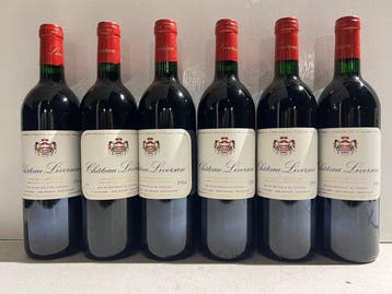 1984 Chateau Liversan - Haut-Médoc Cru Bourgeois - 6 Flessen, Nieuw