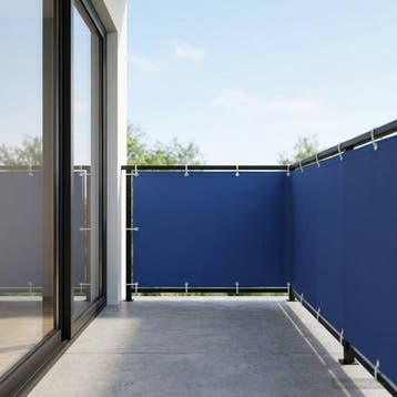 vidaXL Balkon Privacy Scherm 150 x 400 cm Stof met, Verzenden, Nieuw
