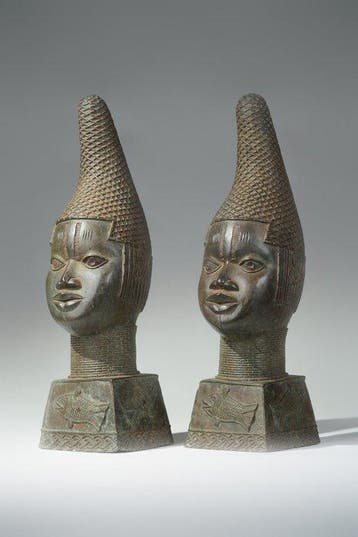 Een bronzen hoofd - Idia - Benin - Nigeria