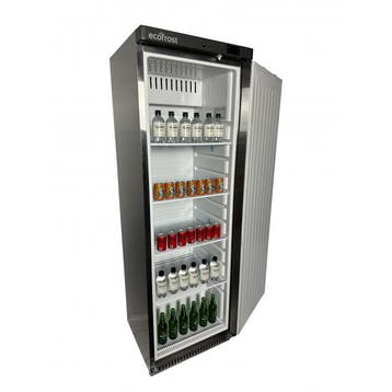 Ecofrost Koelkast | 385L | RVS | 0°C/+8°C | Statisch + Venti, Ophalen of Verzenden, Nieuw