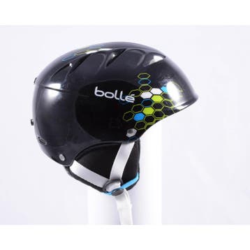 49 50 51 52 53 skihelm/snowboardhelm BOLLE B-KID, Black, ver, Verzenden, Gebruikt