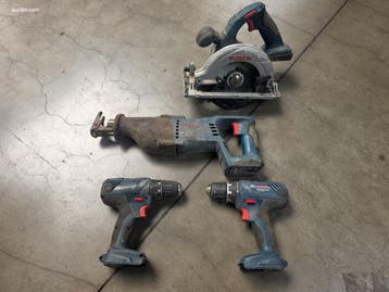 (4x) accu gereedschappen Bosch GSR 18V-21,, Nieuw