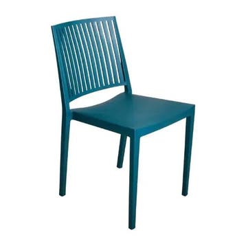 Stoelen | BALTIMORE | Kunststof | Blue | In-/Outdoor |, Verzenden, Nieuw in verpakking