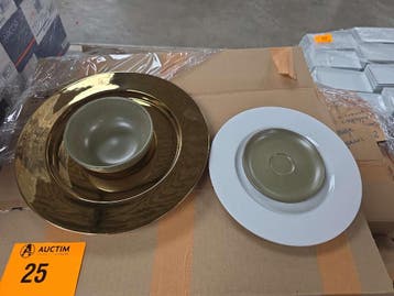 (250x) servies Surface & S.Pellegrino, Nieuw in verpakking