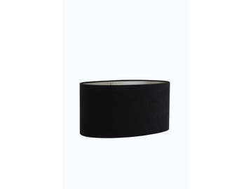 Light & Living VELOURS - Lampenkap - 58x24x27cm - Zwart, Verzenden, Nieuw