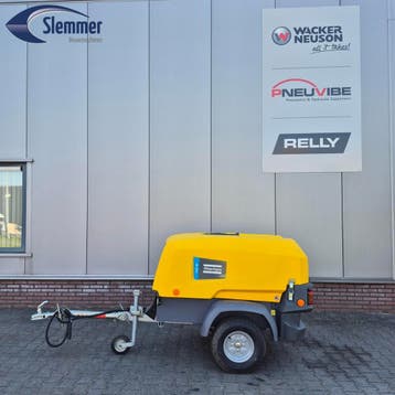 Nieuwe Atlas Copco XAS 38 mobiele compressor, Ophalen