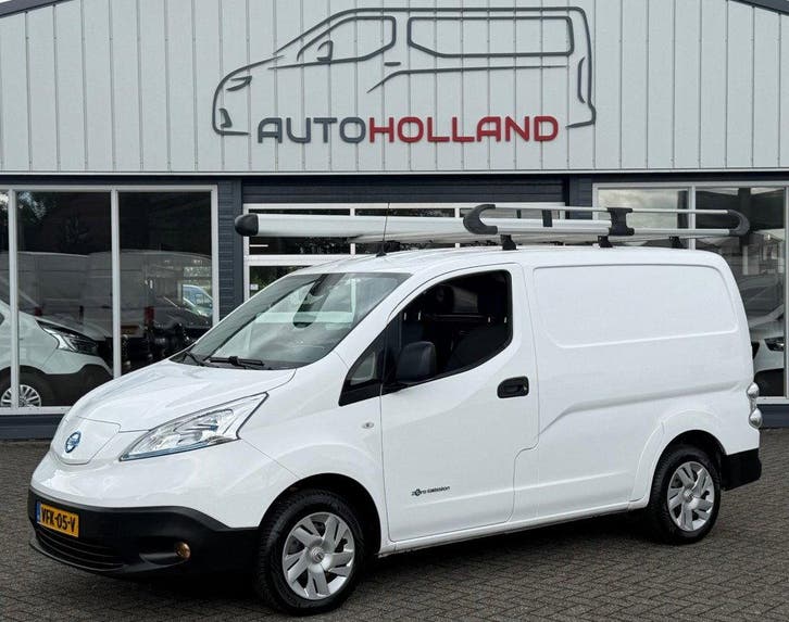 Nissan e-NV200 ZERO EMISSIE 40KWH 80KW 120PK AIRCO/ NAVIGATI, Auto's, Bestelauto's, Dealer onderhouden, Lease, Automaat, Financial lease