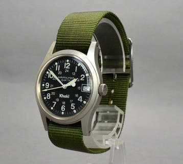 Hamilton - Khaki - Zonder minimumprijs - 9797 - Unisex -, Nieuw