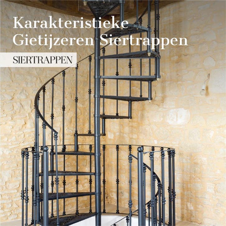 Wenteltrap, diameter 210 voor woning, winkel of kantoor, Antiek en Kunst, Antiek | Overige Antiek