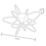 LED Plafondlamp - Plafondverlichting - Glama - 100W -, Ophalen of Verzenden, Nieuw, Metaal