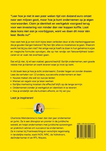 Écht ondernemen 9789082329667 Charlotte Meindersma, Boeken, Verzenden, Zo goed als nieuw, Charlotte Meindersma