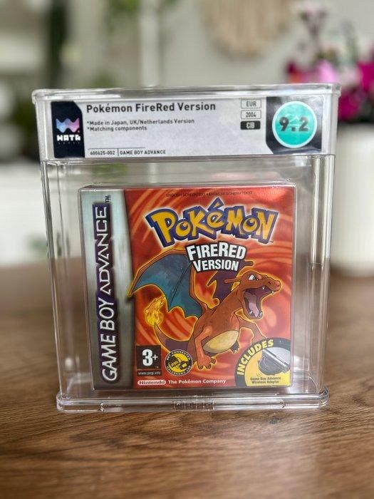 Nintendo - Gameboy Advance - Pokémon FireRed Version - WATA, Spelcomputers en Games, Spelcomputers | Overige Accessoires