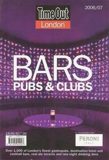 Time Out London Bars, Pubs & Clubs 2006/07 9781905042043, Verzenden, Gelezen