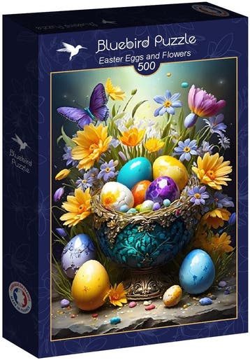 Easter Eggs and Flowers Puzzel (500 stukjes) | Bluebird, Verzenden, Nieuw