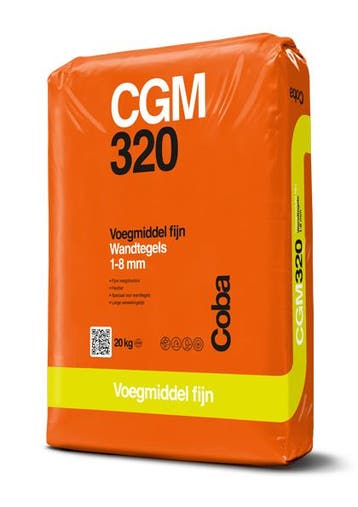 Coba CGM320 20kg (Wit en zilvergrijs) | voegmiddel, Ophalen of Verzenden, Nieuw