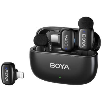 Boya MINI-12 Ultra-Mini Wireless Microphone 2TX + 2RX -, Ophalen of Verzenden, Nieuw, Overige typen