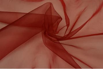 15 meter organza stof - Bordeaux rood, 120 cm of meer, Ophalen of Verzenden, Polyester, Rood