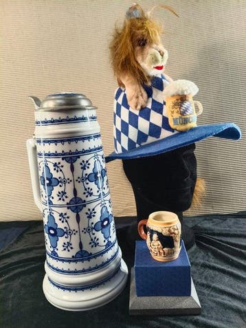 Fine China Lichte, Germania Est (GDR) - produzione Lichte, Antiek en Kunst, Antiek | Speelgoed