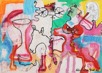 Eleonora Stol (1946-2022) - Kleurrijke figuren